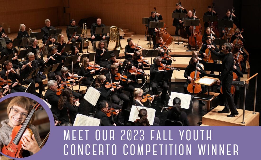Meet the Winner of our 2023 Fall Youth Concerto Competition
