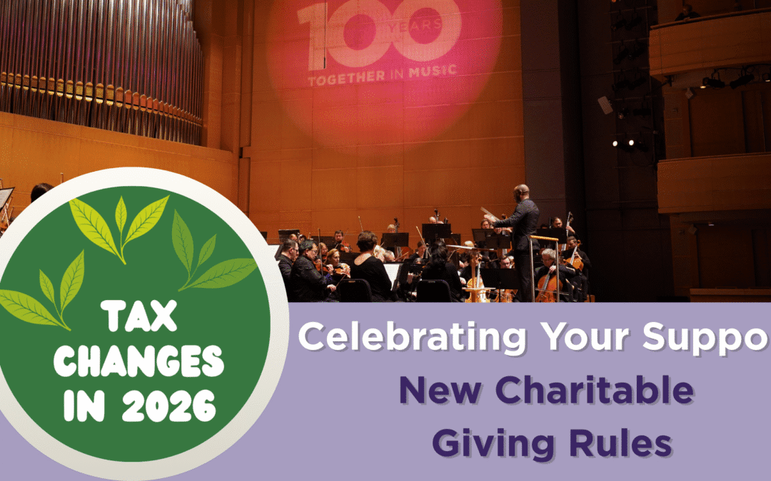 New Charitable Giving Rules