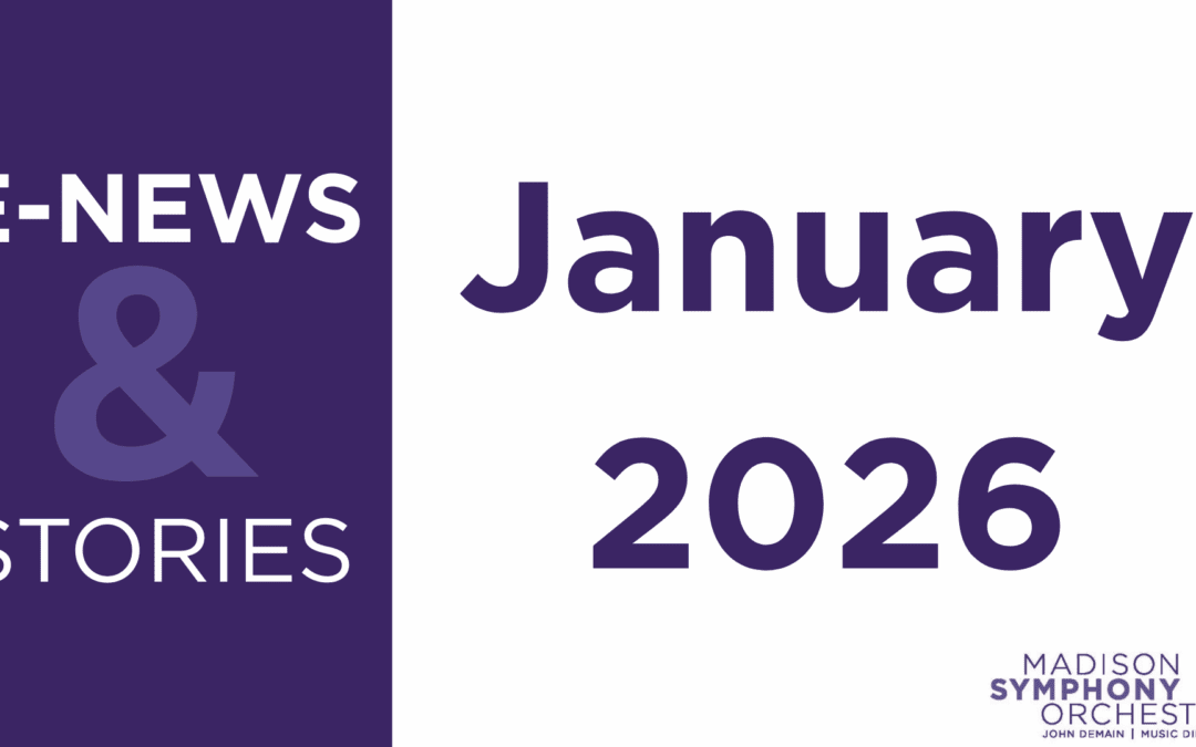 Symphony E-News & Stories, January 2026