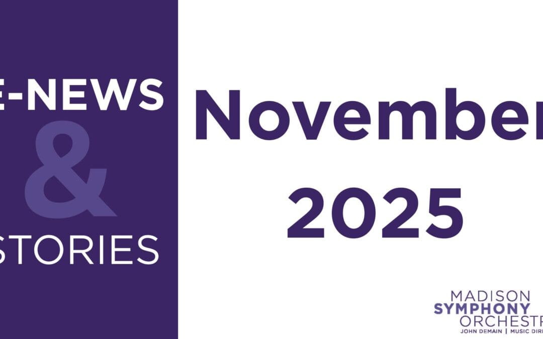 Symphony E-News & Stories, November 2025