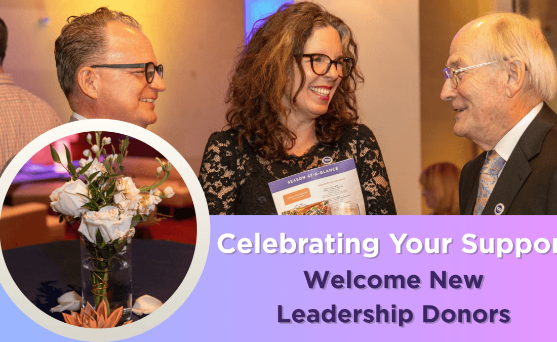 Welcome New Leadership Donors