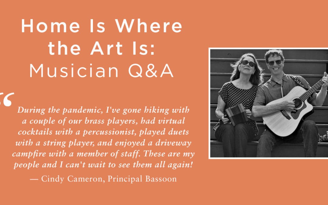 Musician Q&A, Home Is Where the Art Is, Cindy Cameron, Principal Bassoon