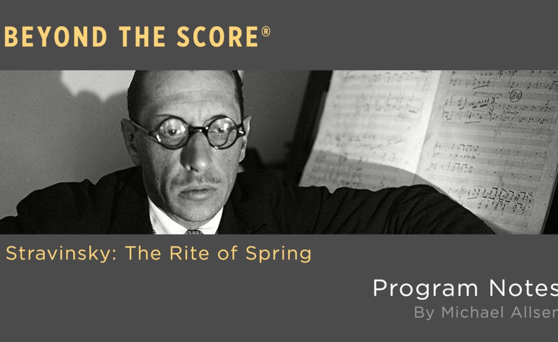 February 2022 Program Notes: Beyond the Score®