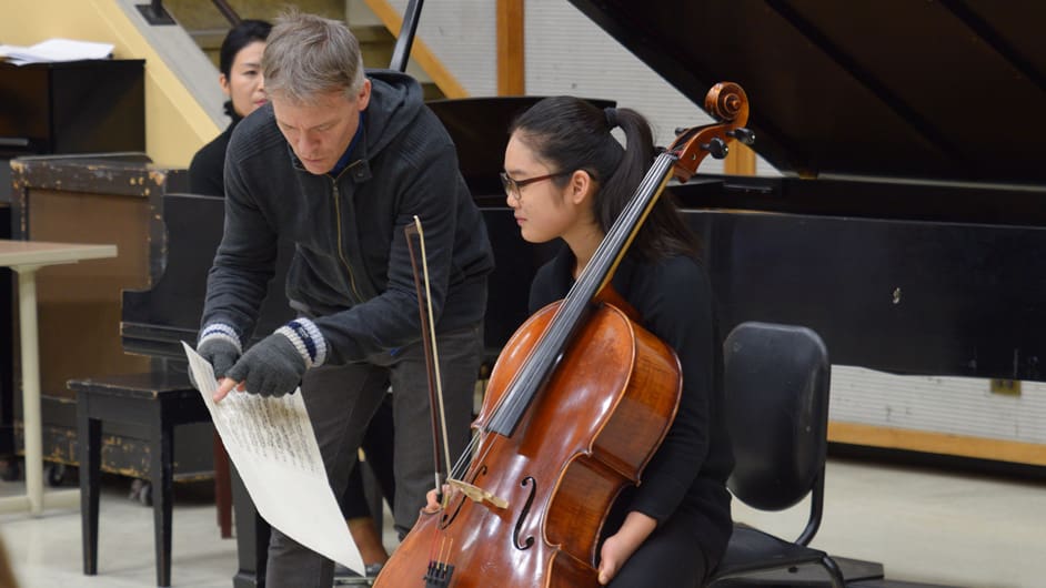 Wisconsin Youth Symphony Orchestra Master Class with Cellist Alban Gerhardt