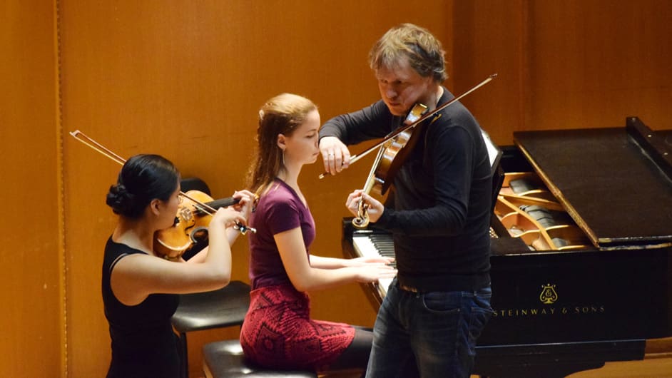 Wisconsin Youth Symphony Orchestra Master Class with Violinist Henning Kraggerud