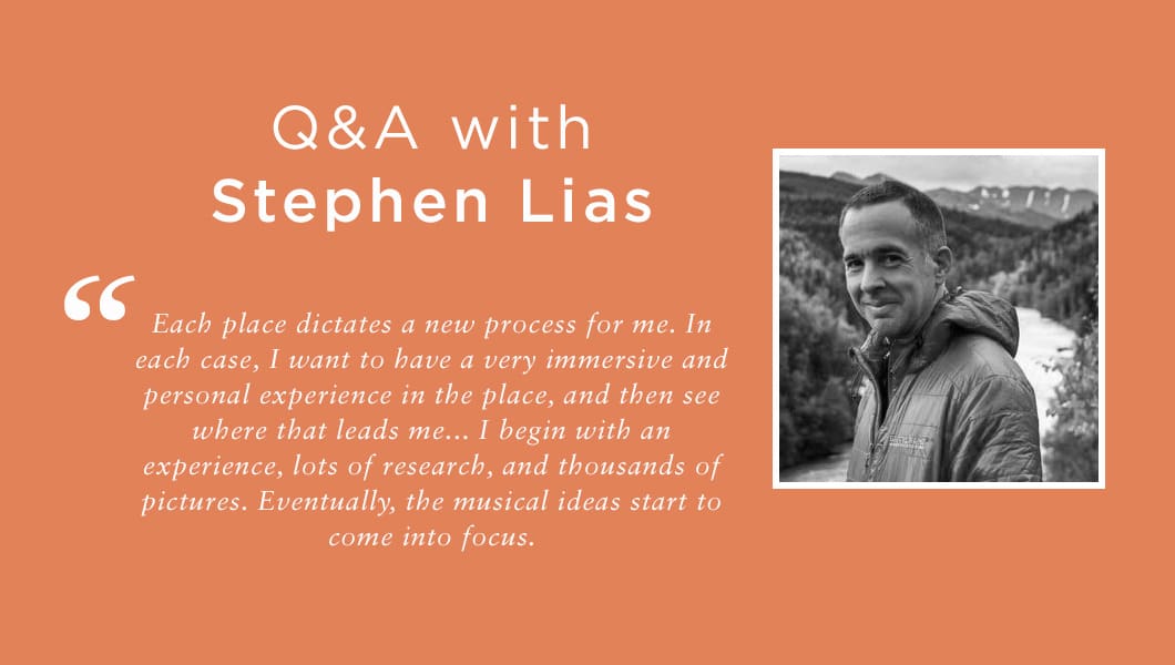 Artist Q&A, Stephen Lias